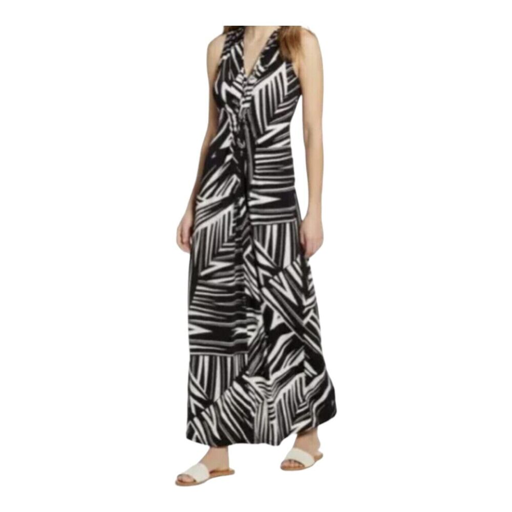 Tommy Bahama Bangle Stripe Maxi Dress Cocktail Wedding Resort Sz L $175